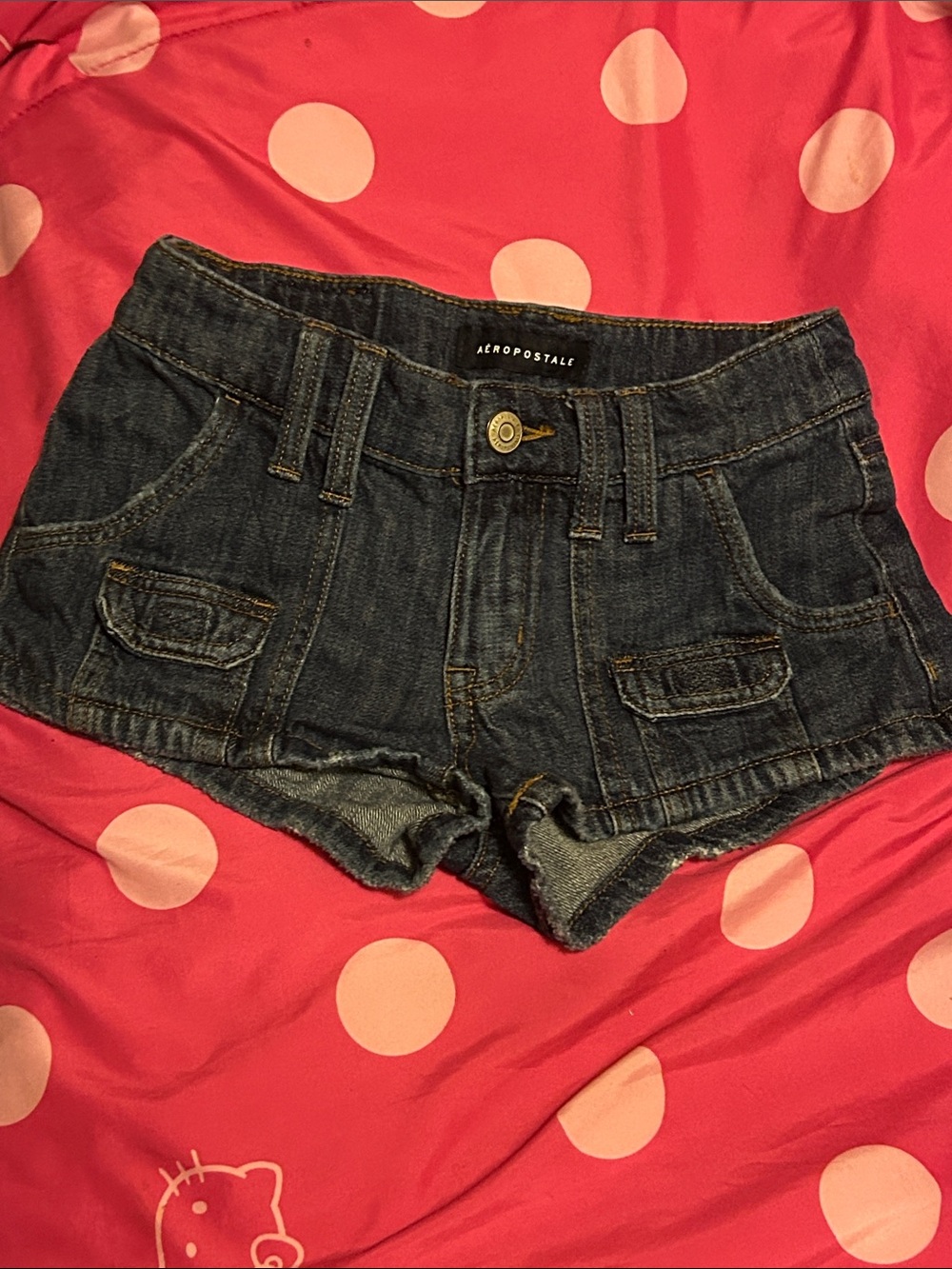 Aeropostale Dark Blue Denim Girls' Shorts